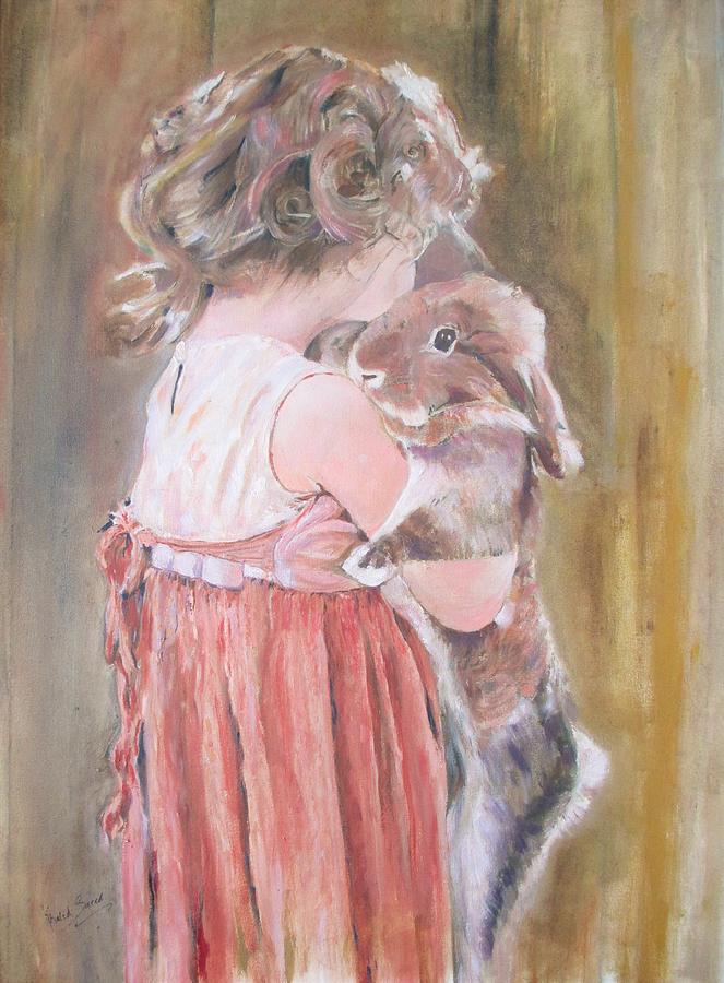 With affection Painting by Khalid Saeed