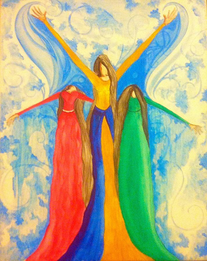 Women Painting - Withholding Nothing by Anitra Carter