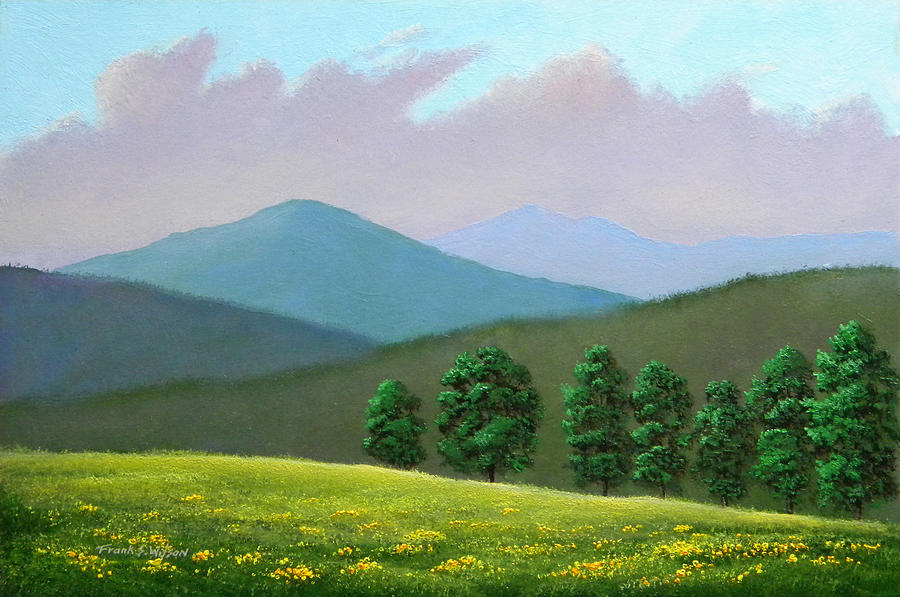 Witness Trees In Spring Painting by Frank Wilson