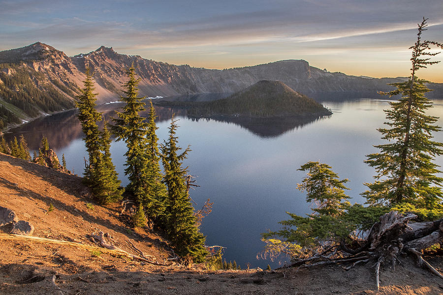 Crater Lake National Park Photograph - Wizard Island Beauty by Matthew Irvin