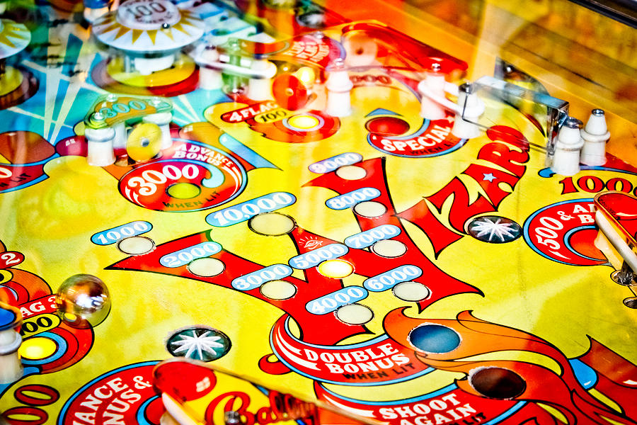 Wizard - Pinball Machine Photograph by Colleen Kammerer