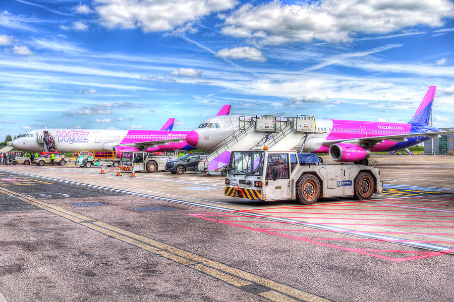 Wizz Air Aircraft  Photograph by David Pyatt