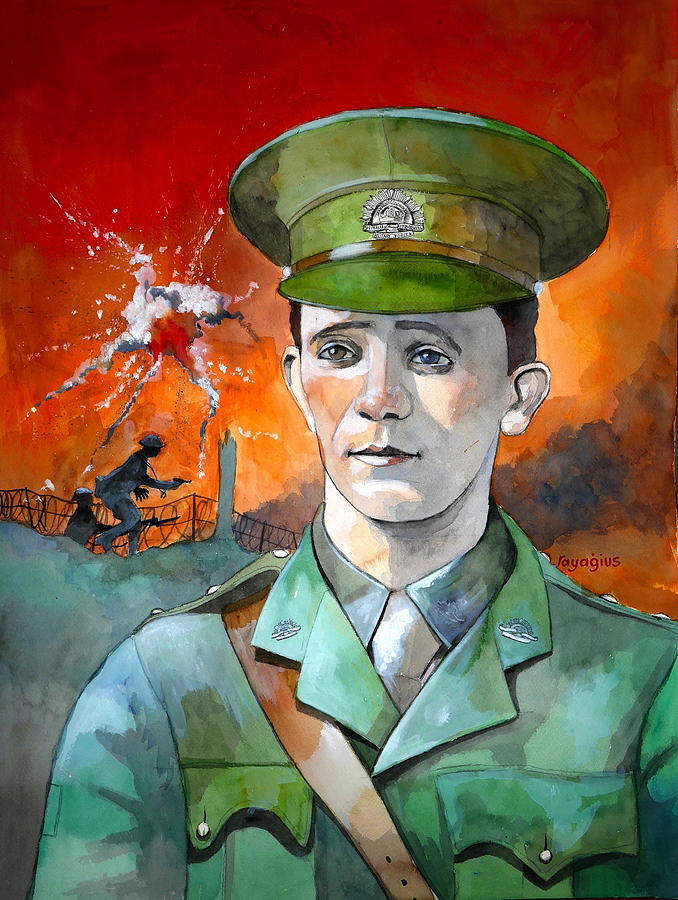 W.J. Symons VC Painting by Ray Agius