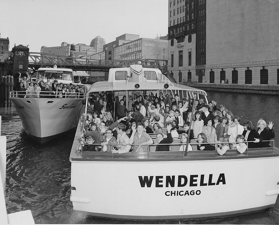 Wendella Boat Tour of Chicago Photograph by Chicago and North Western Historical Society