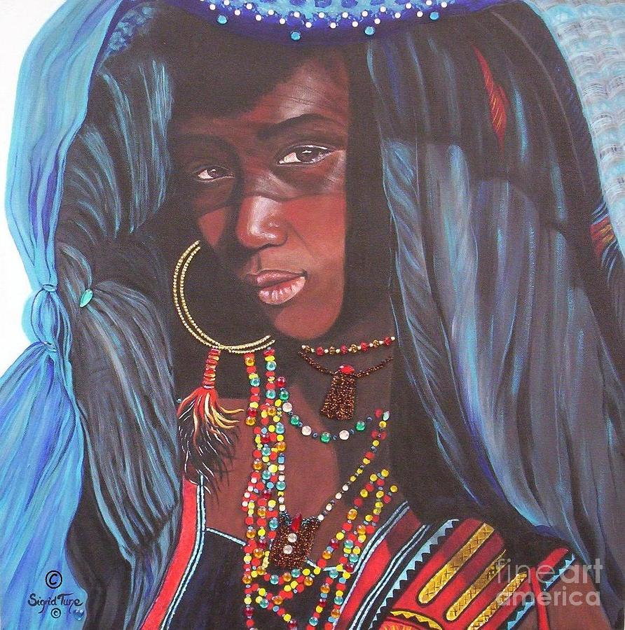 Virtuous Wodaabe Girl from The Attitude Girls by Sigrid Tune Virtuous Wodaabe Girl from The Attitude Girls by Sigrid Tune