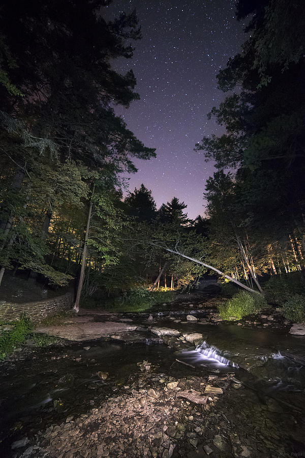 Wolf Creek Starry Night Photograph by Mark Papke