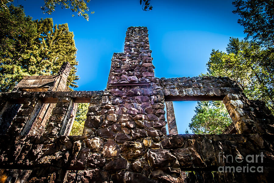 Wolf House Chimney Photograph by Blake Webster
