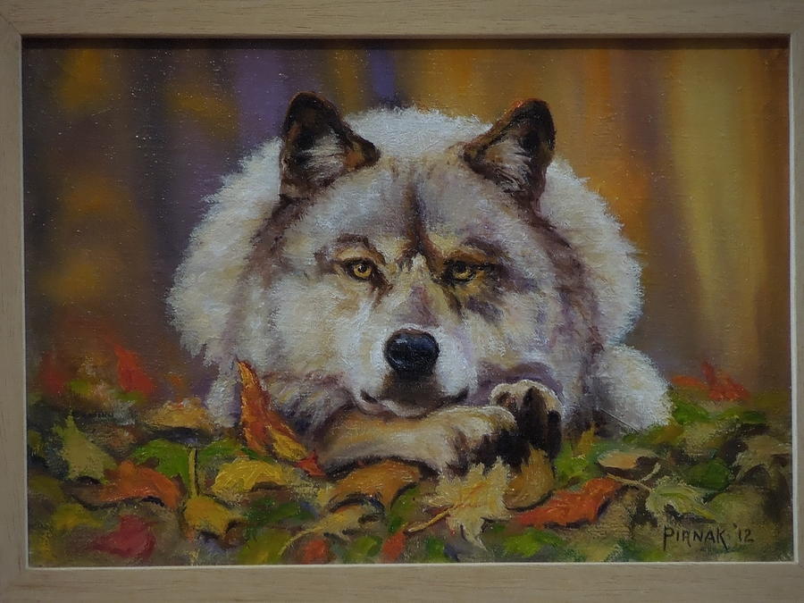 Wolf Painting by John Pirnak