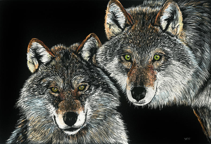 Wolf Pair by William Underwood Wolf Pair by William Underwood