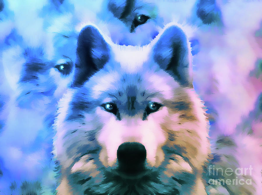 Wolf Spirit Digital Art