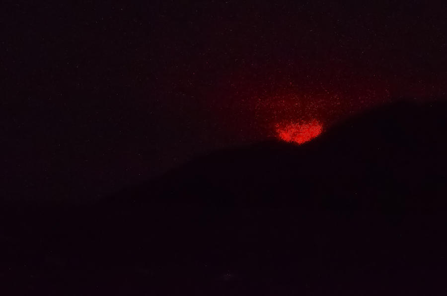 wolf Volcano Eruption Progressing Photograph by Harry Strharsky