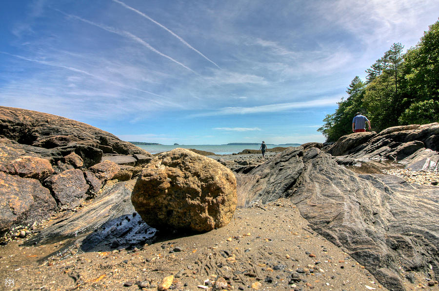 Wolfe Neck Shore Photograph by John Meader
