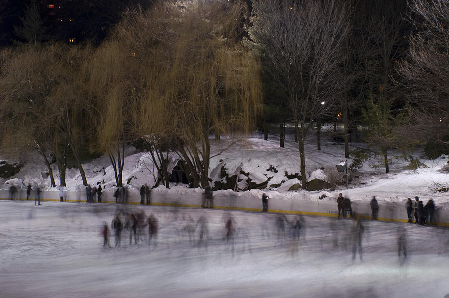 Tree Photograph - Wollman Rink Central Park by Henri Irizarri