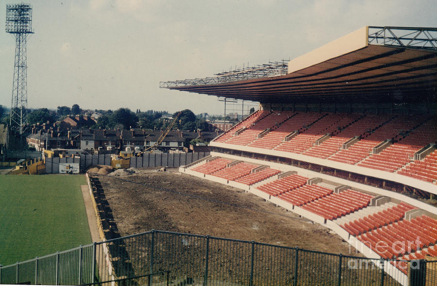 Wolverhampton - Molineux - Molineux Street John Ireland Stand 3 - 1979 Photograph by Legendary Football Grounds