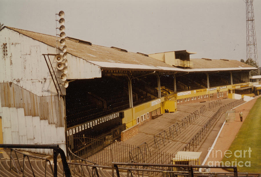 Wolverhampton - Molineux - Waterloo Road Stand 2 - Leitch - 1970s Photograph by Legendary Football Grounds