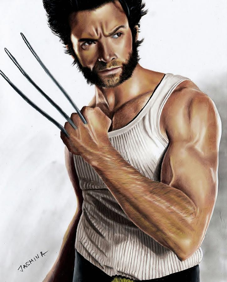 Wolverine Fanart Drawing by Jasmina Susak