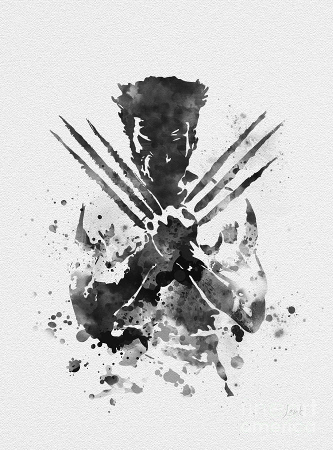 Wolverine Mixed Media by My Inspiration