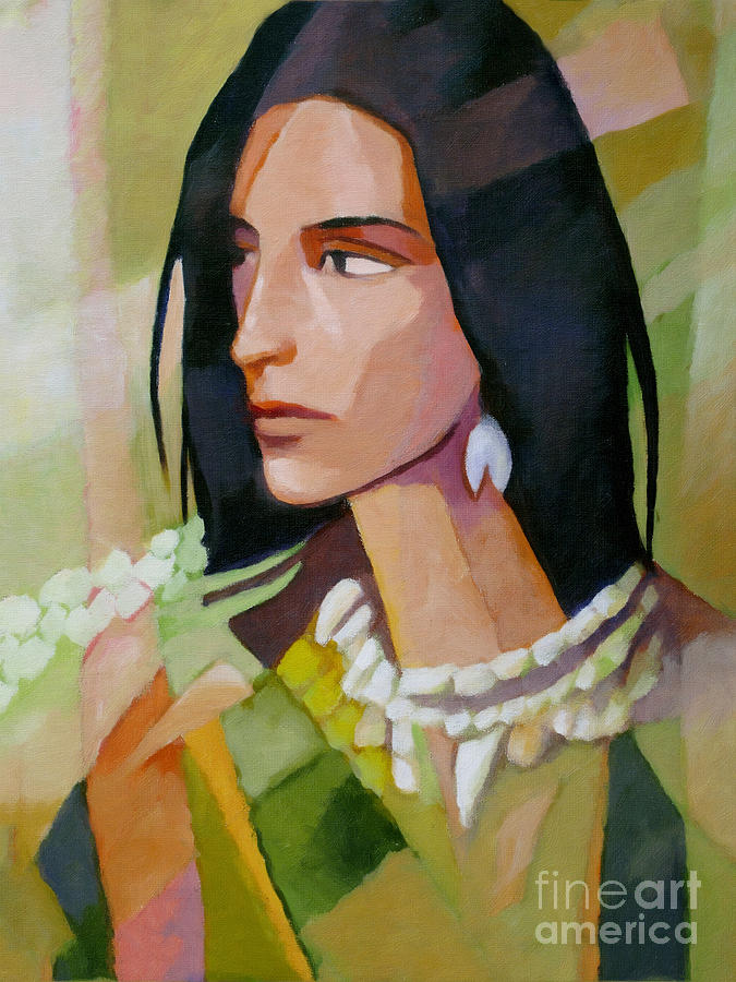 Portrait Painting - Woman 2006 by Lutz Baar