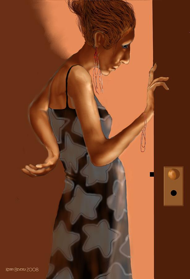 Woman 37 Digital Art by Kerry Beverly