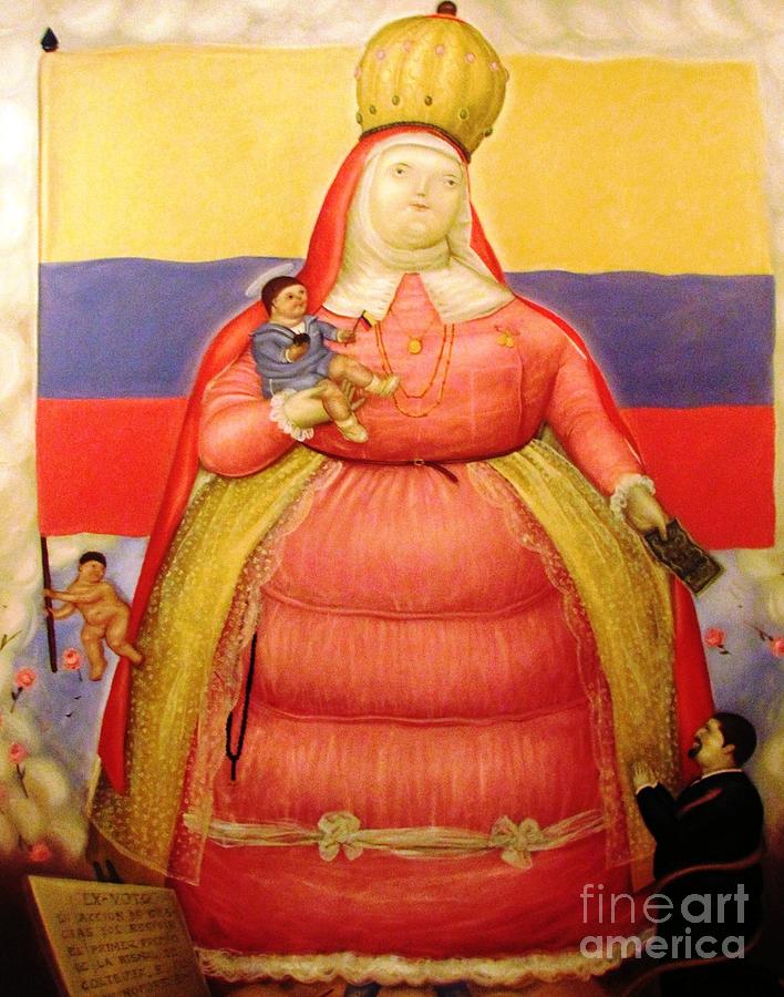 Woman and child Botero by Ted Pollard Woman and child Botero by Ted Pollard