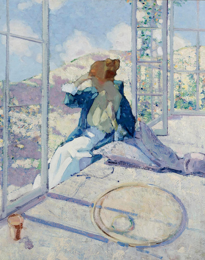 Woman by a Window by Richard Edward Miller