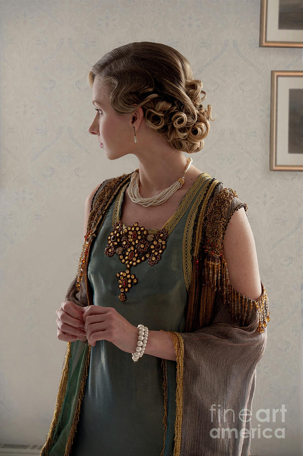 Woman From Downton Abbey Period  Photograph by Lee Avison