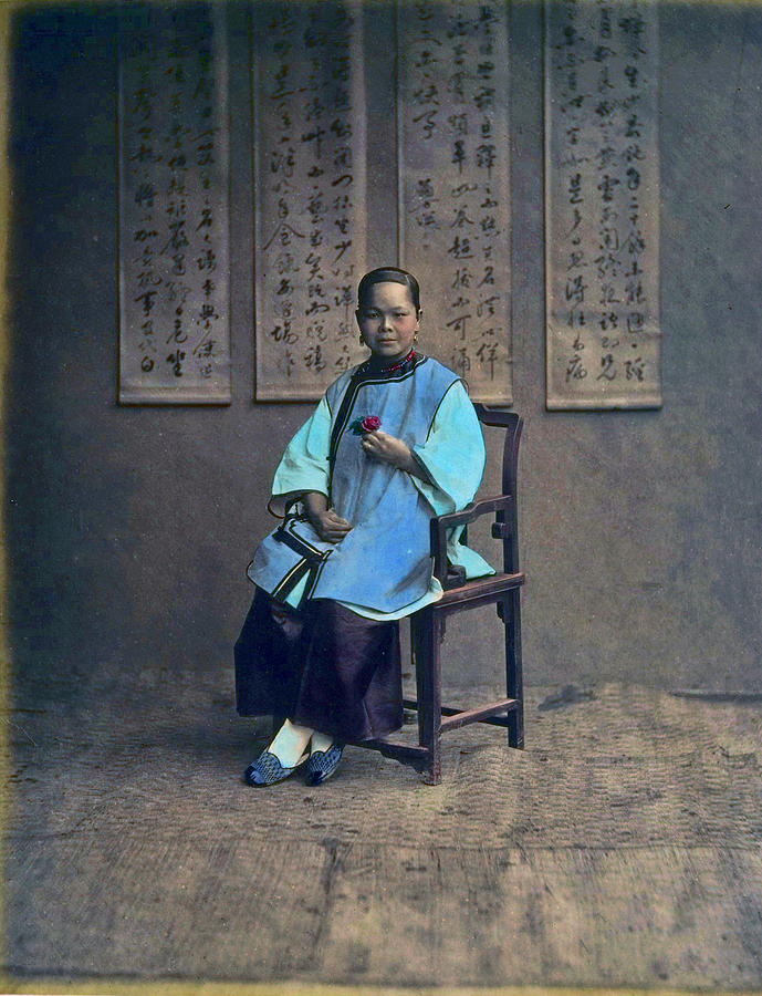 Woman from Shanghai Photograph by S Paul Sahm