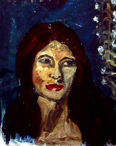 Woman Head Painting by Dragan Katanic - Fine Art America