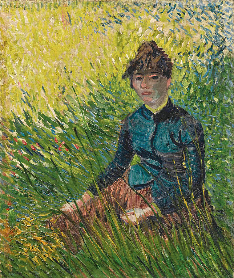 Woman in a Wheat Field Painting by Vincent van Gogh