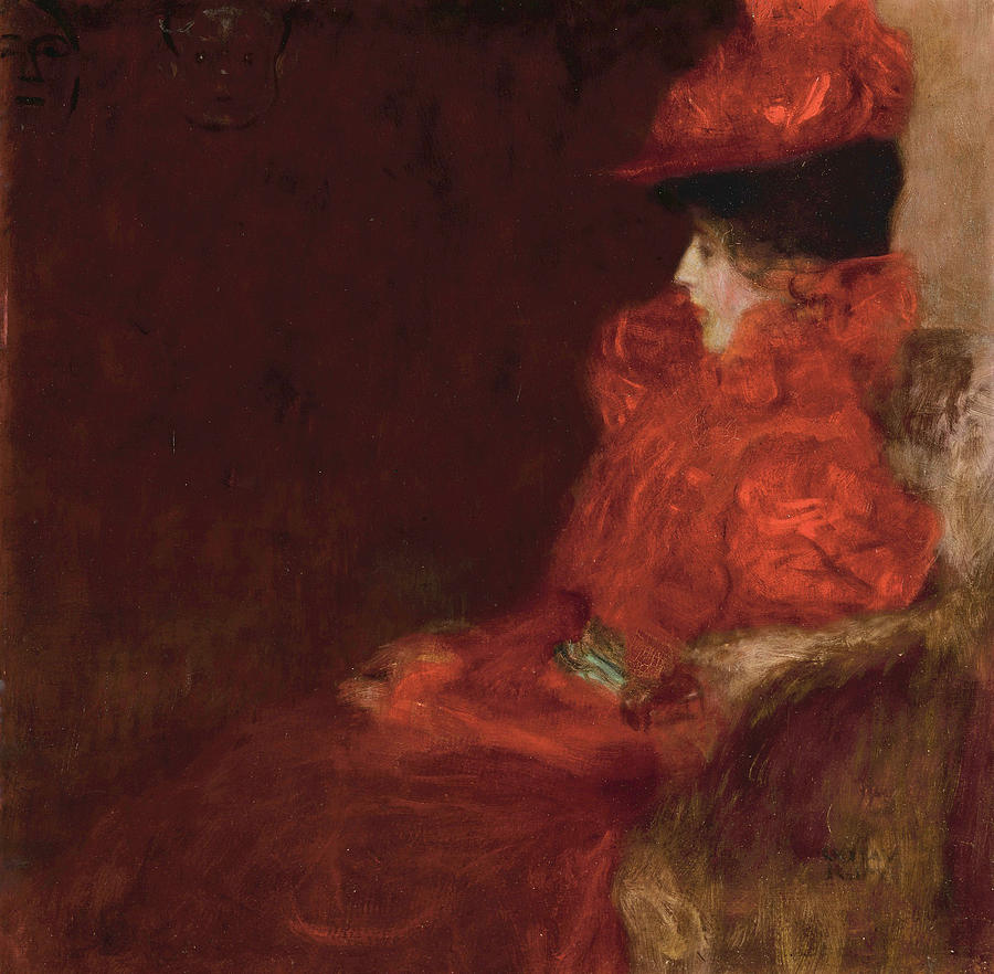 Woman in an Armchair Painting by Gustav Klimt