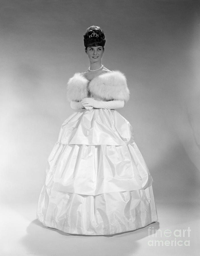 Woman In Ball Gown, C. 1960s Photograph by H. Armstrong Roberts/ClassicStock