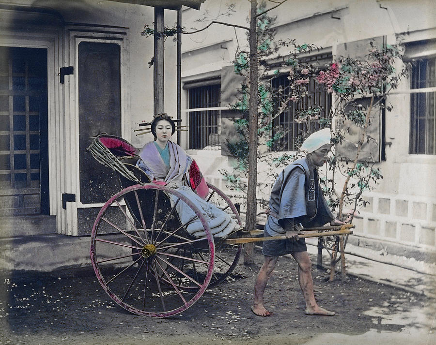 Woman in Carriage                   Photograph by S Paul Sahm