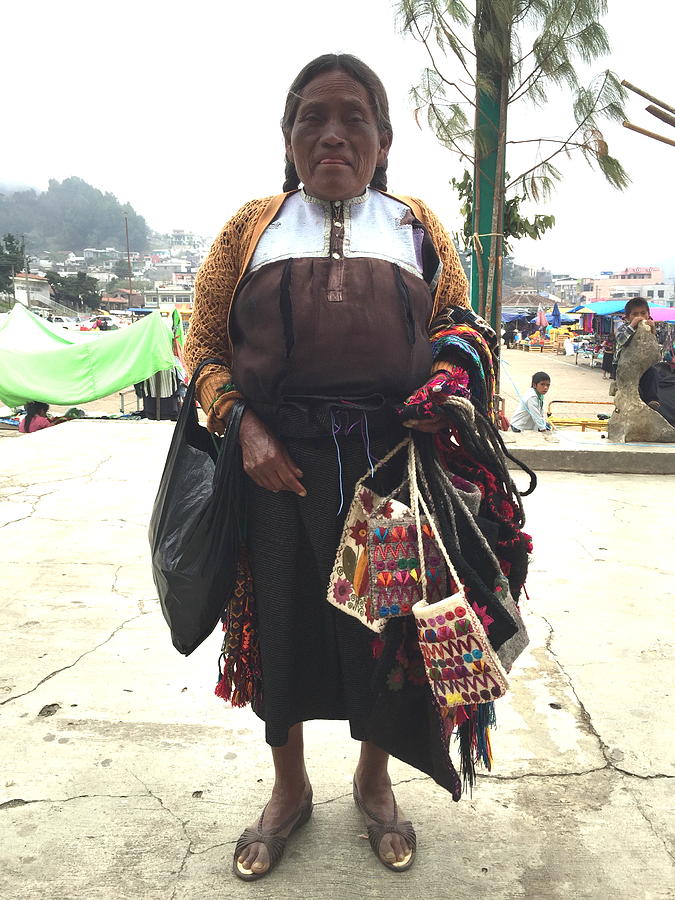 Woman In Chiapas. Photograph by Shlomo Zangilevitch
