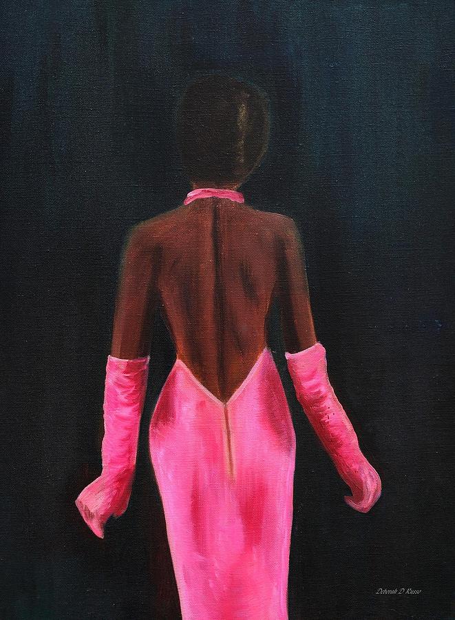 Woman in Evening Wear Painting by Deborah D Russo