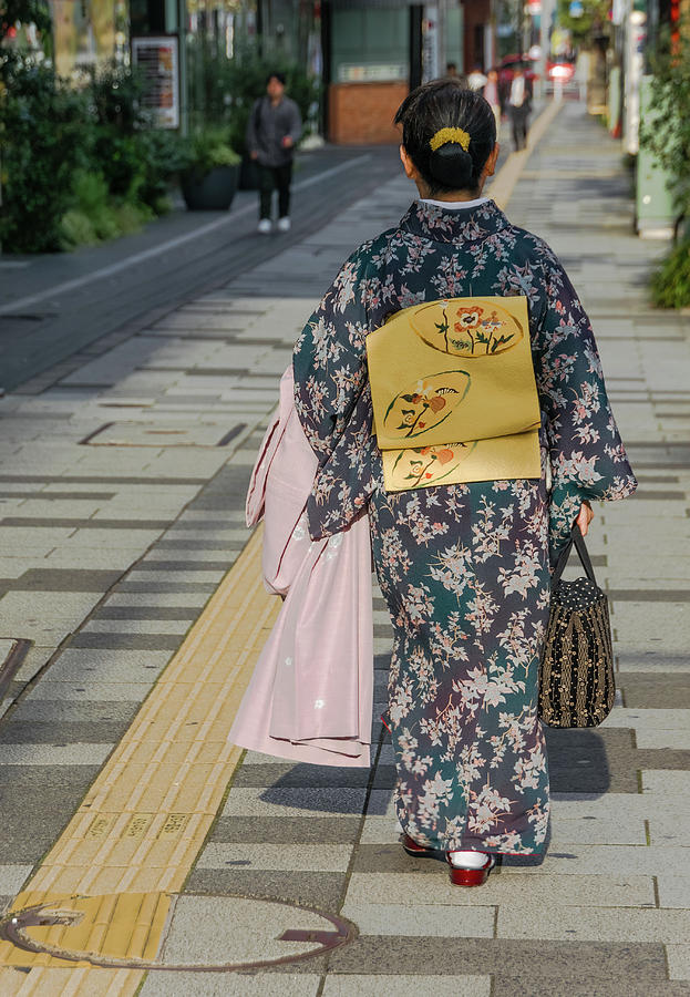 Woman in Kimono Photograph by Steven Richman