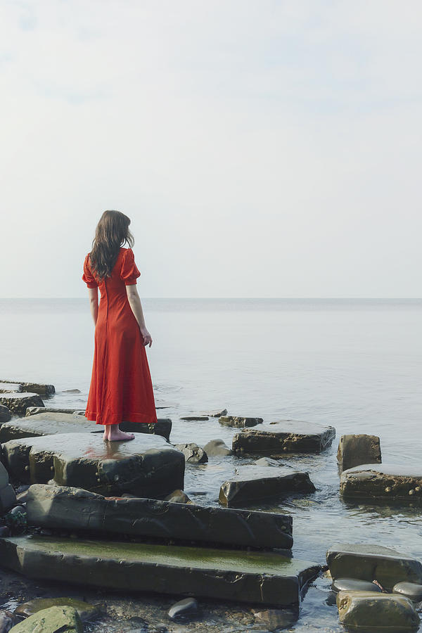 Woman In Red Dress Photograph by Joana Kruse