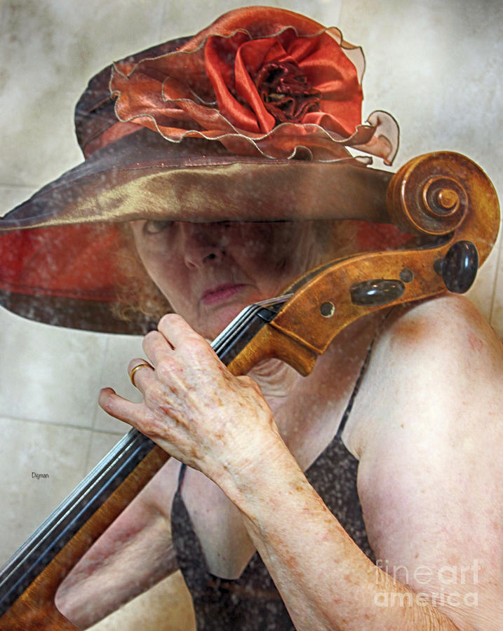 Music Photograph - Woman In Victorian Classic by Steven Digman Music Photograph - Woman In Victorian Classic by Steven Digman