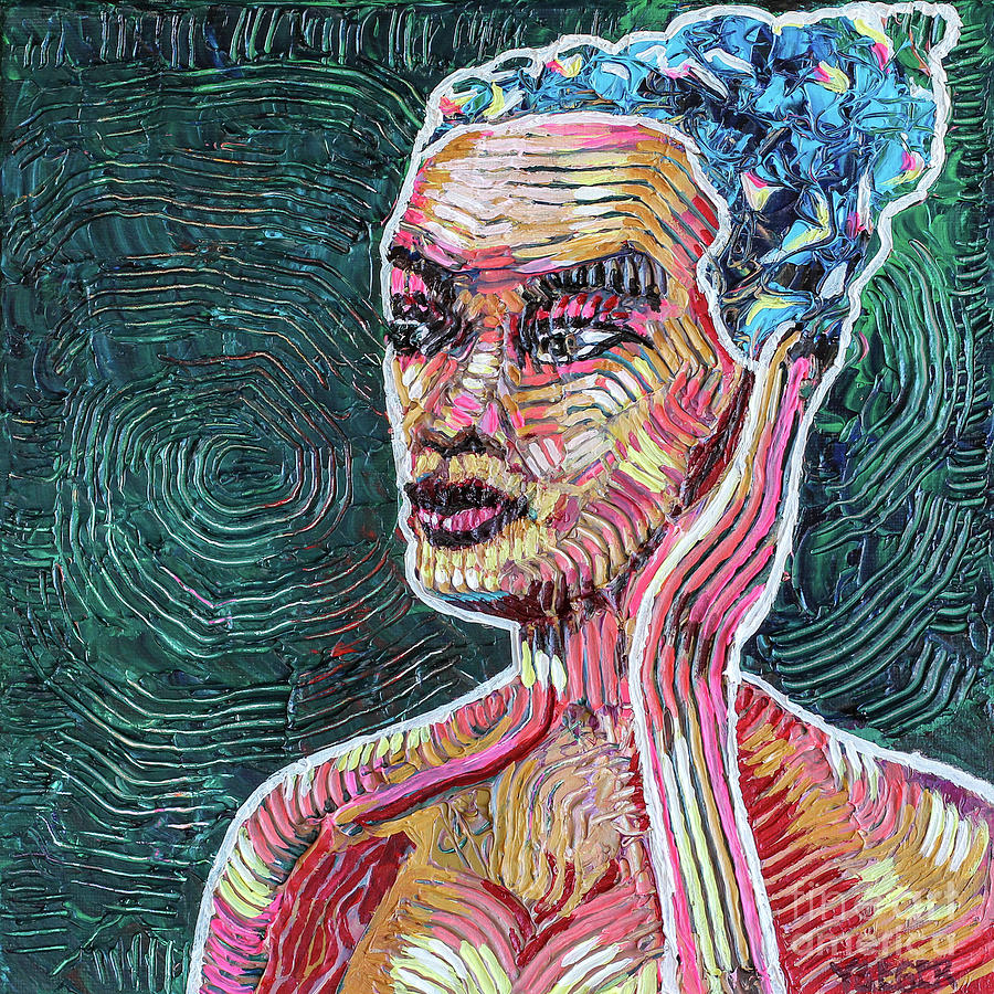 Woman Of Contours Painting