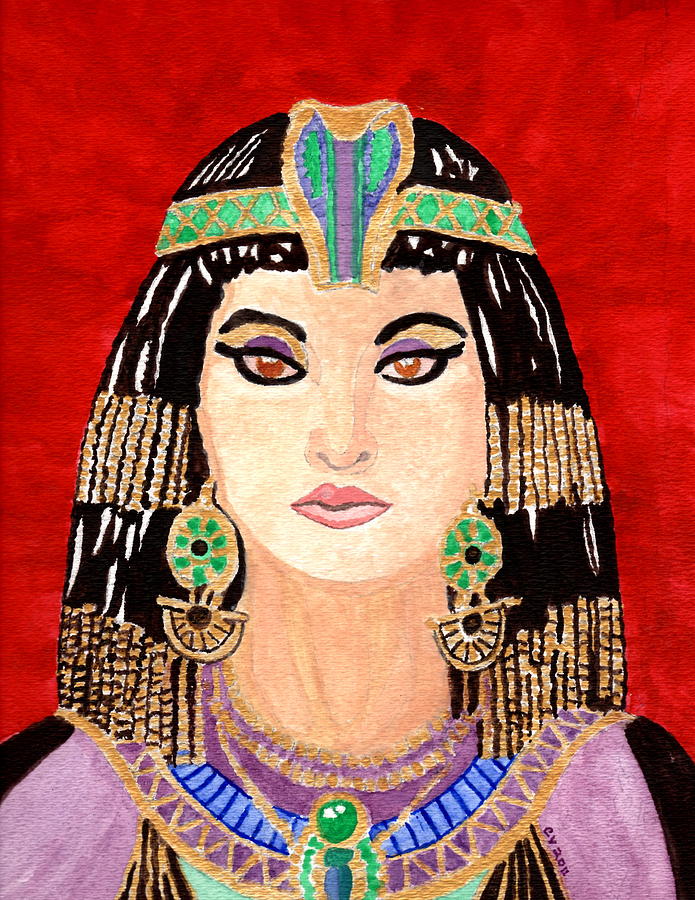 Woman of Egypt Painting by Connie Valasco