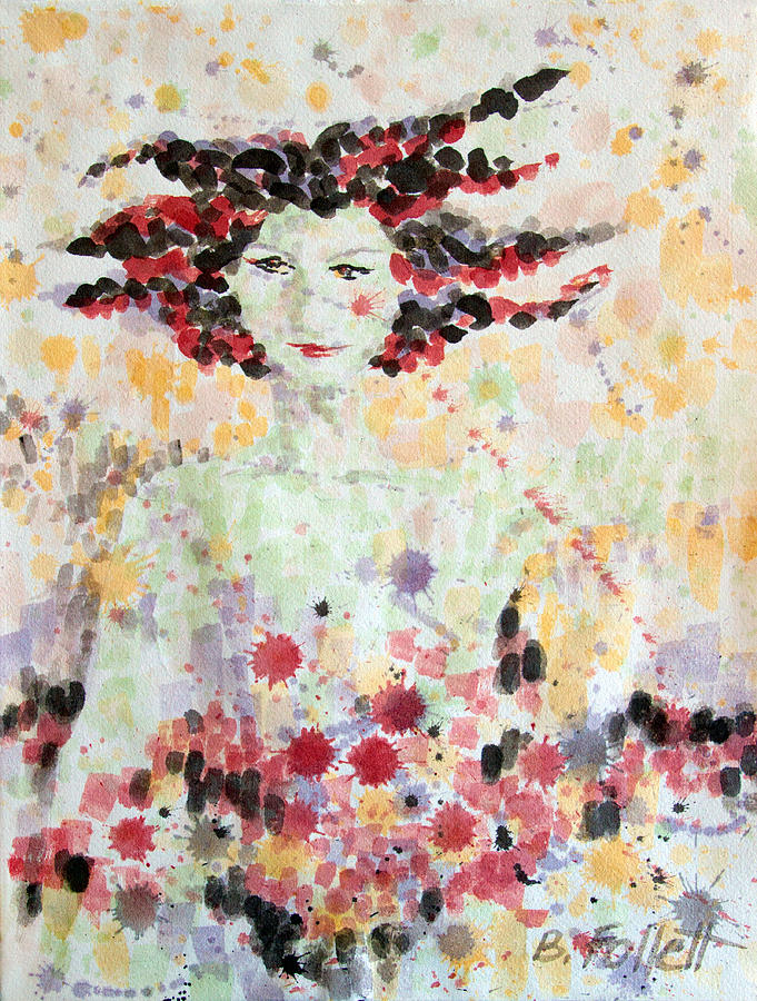 Woman of Glory Painting by Bonnie Follett