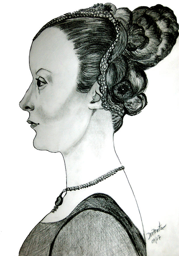 Woman of Nobility Drawing by Donna Proctor