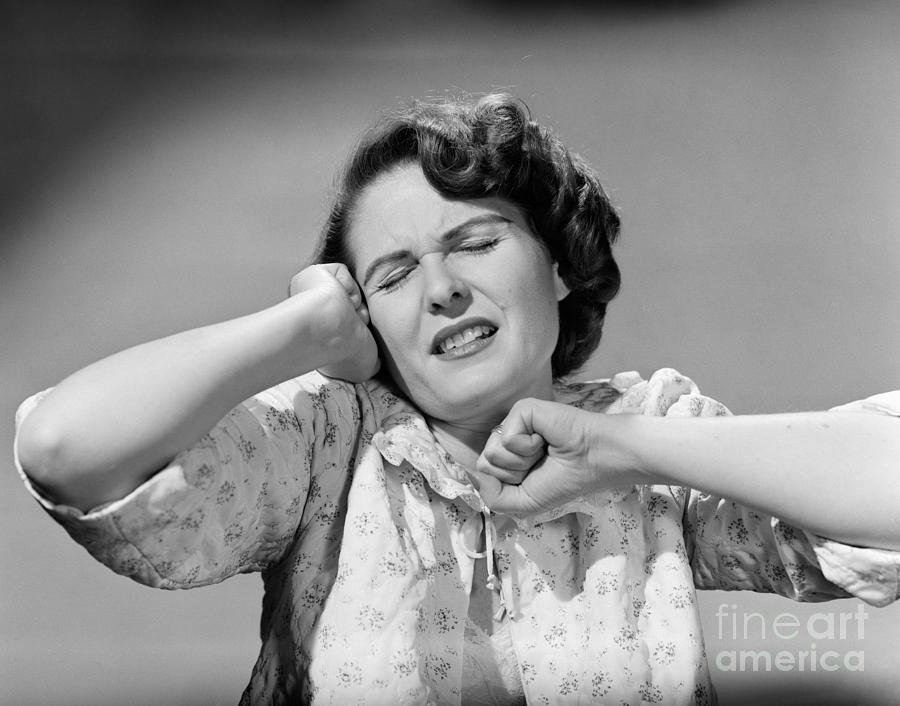 Woman Stretching Photograph by Debrocke/ClassicStock - Fine Art America