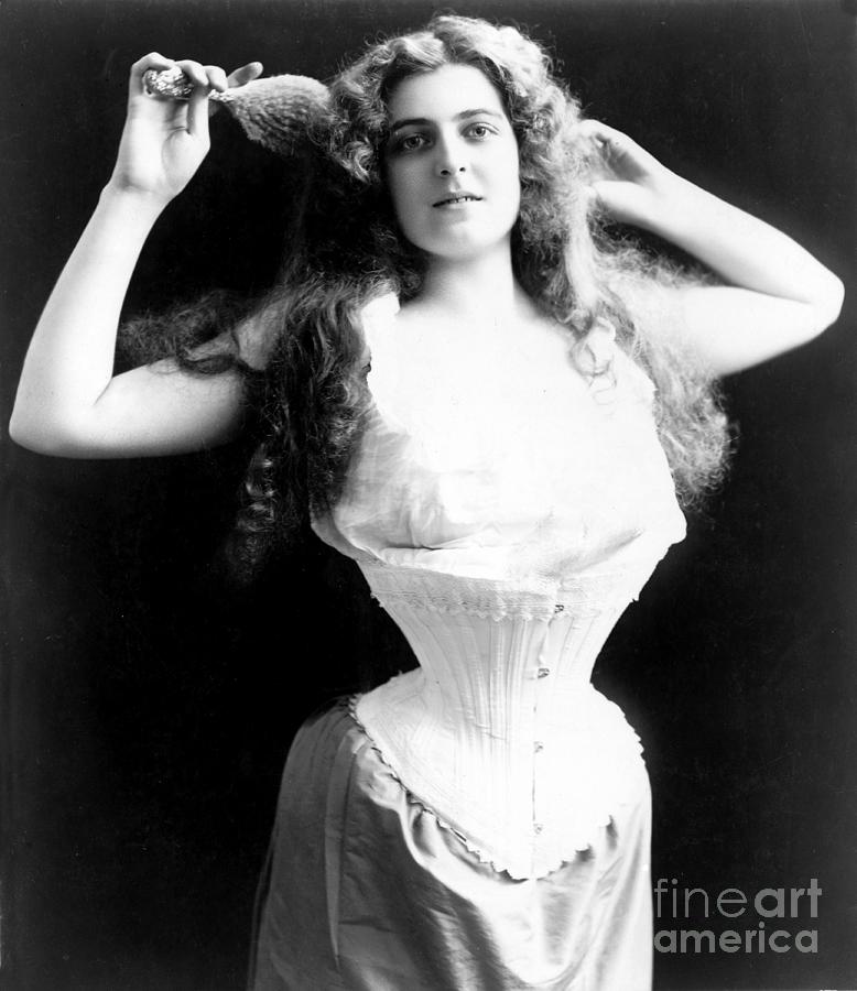 Woman Wearing Corset 1899 Photograph by Science Source
