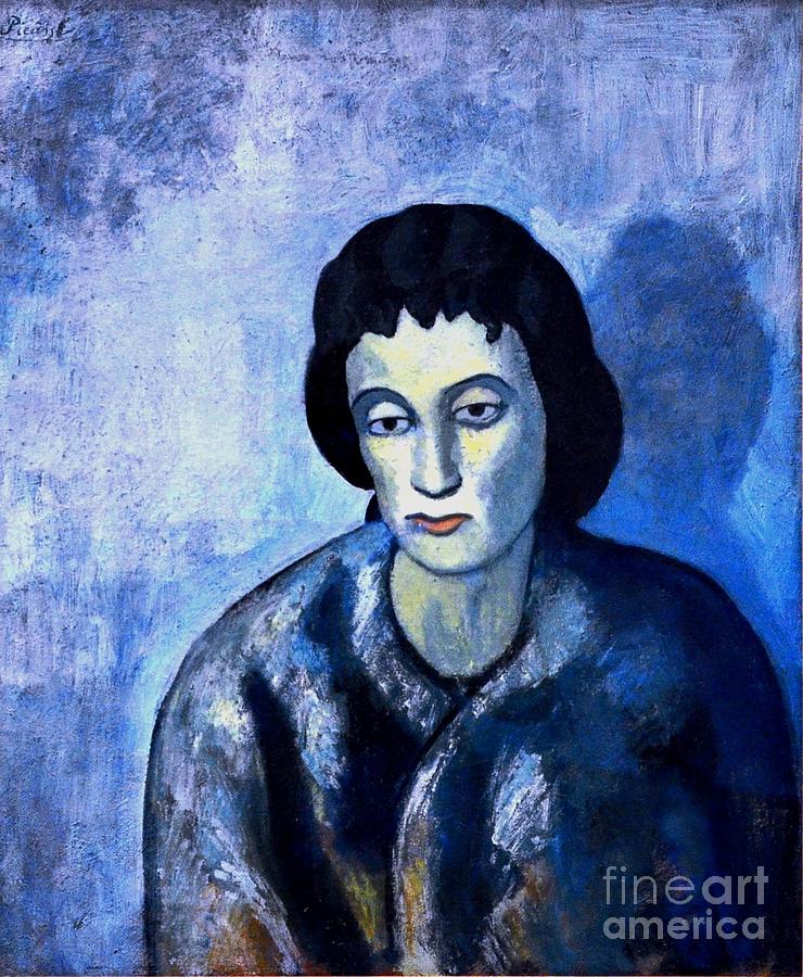 Picasso Painting - Woman with bangs by Pablo Picasso