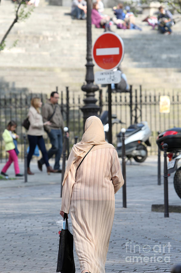 Woman With Headscarf, France Photograph by Godong