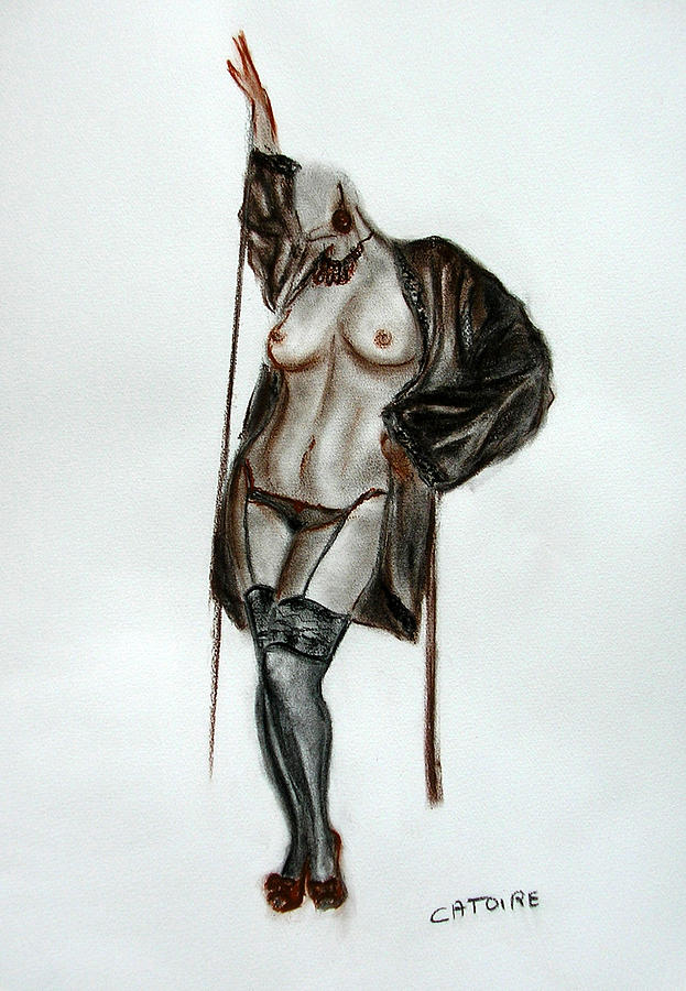 Women 6 Drawing by Valerie Catoire