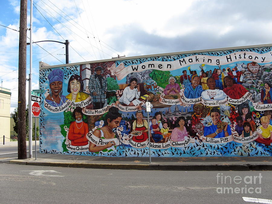 Women Making History Mural Photograph by Marlene Besso