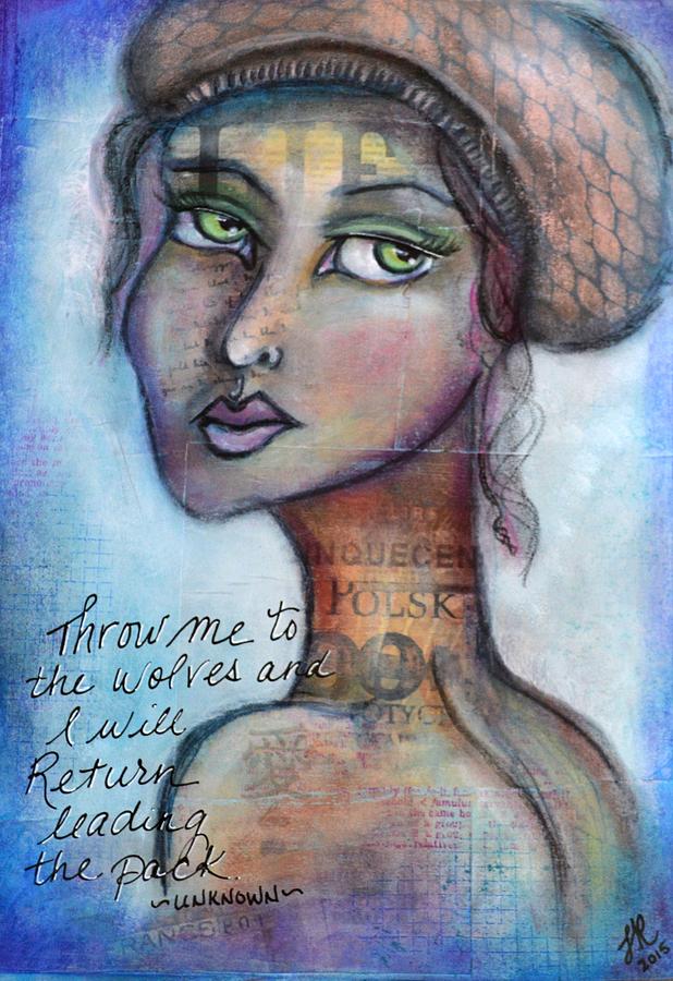 Women Series 5 Painting by Lindy Powell