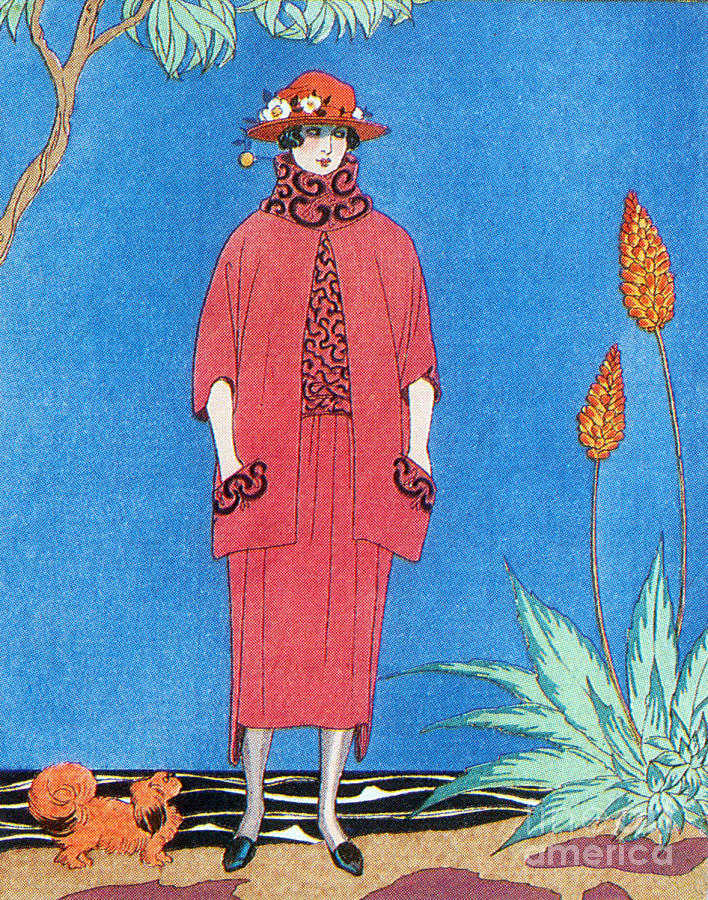 Womens Fashion, George Barbier, 1921 Photograph by Science Source