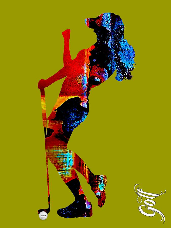 Golf Mixed Media - Womens Golf Collection by Marvin Blaine